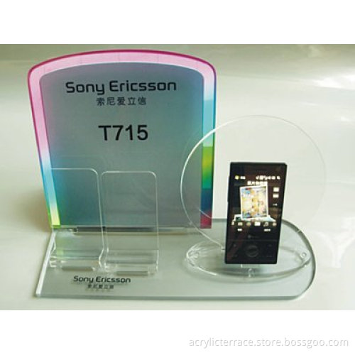 Plexiglass/acrylic cell phone display data frames